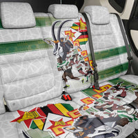 Zimbabwe Rugby The Champions 2025 Back Car Seat Cover Warriors Sable Antelope - Wonder Print Shop
