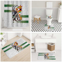 Zimbabwe Rugby The Champions 2025 Bathroom Set Warriors Sable Antelope - Wonder Print Shop