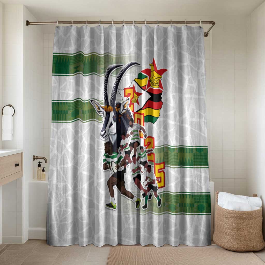 Zimbabwe Rugby The Champions 2025 Bathroom Set Warriors Sable Antelope - Wonder Print Shop