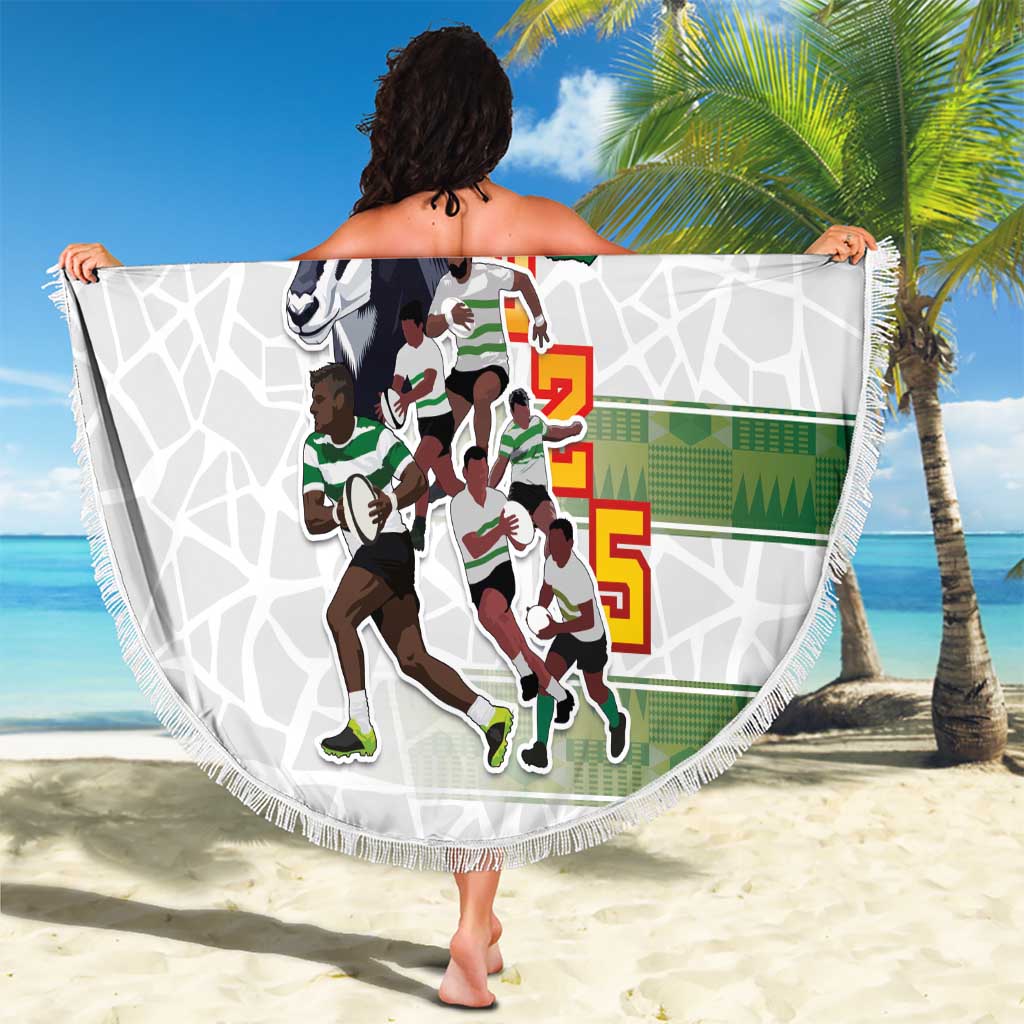 Zimbabwe Rugby The Champions 2025 Beach Blanket Warriors Sable Antelope - Wonder Print Shop