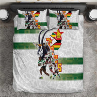 Zimbabwe Rugby The Champions 2025 Bedding Set Warriors Sable Antelope - Wonder Print Shop