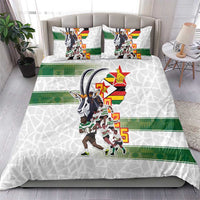 Zimbabwe Rugby The Champions 2025 Bedding Set Warriors Sable Antelope - Wonder Print Shop