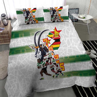 Zimbabwe Rugby The Champions 2025 Bedding Set Warriors Sable Antelope - Wonder Print Shop