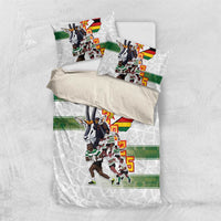 Zimbabwe Rugby The Champions 2025 Bedding Set Warriors Sable Antelope - Wonder Print Shop