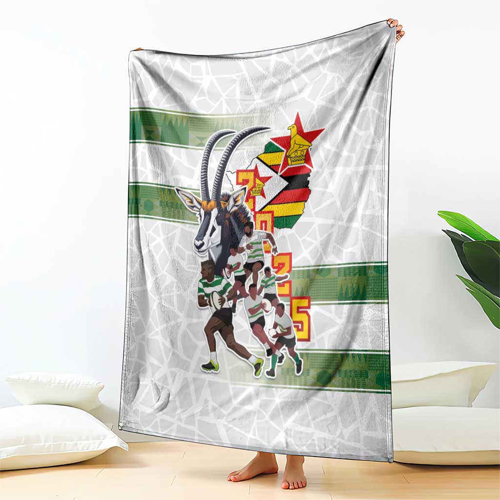 Zimbabwe Rugby The Champions 2025 Blanket Warriors Sable Antelope - Wonder Print Shop