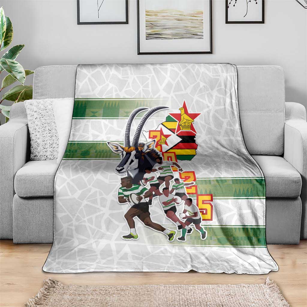 Zimbabwe Rugby The Champions 2025 Blanket Warriors Sable Antelope - Wonder Print Shop
