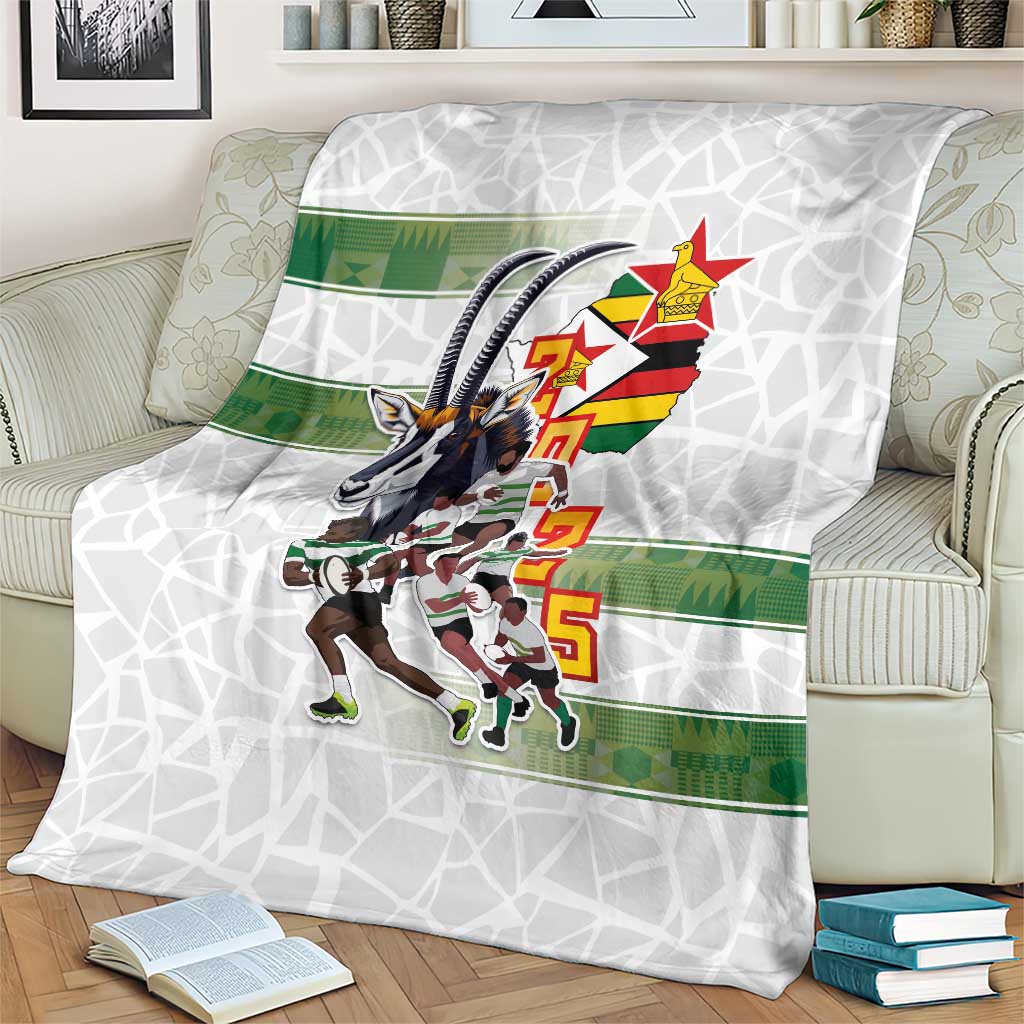 Zimbabwe Rugby The Champions 2025 Blanket Warriors Sable Antelope - Wonder Print Shop
