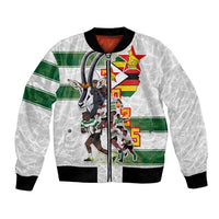 Custom Zimbabwe Rugby The Champions 2025 Bomber Jacket Warriors Sable Antelope - Wonder Print Shop