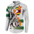 Custom Zimbabwe Rugby The Champions 2025 Button Sweatshirt Warriors Sable Antelope - Wonder Print Shop