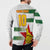 Custom Zimbabwe Rugby The Champions 2025 Button Sweatshirt Warriors Sable Antelope - Wonder Print Shop