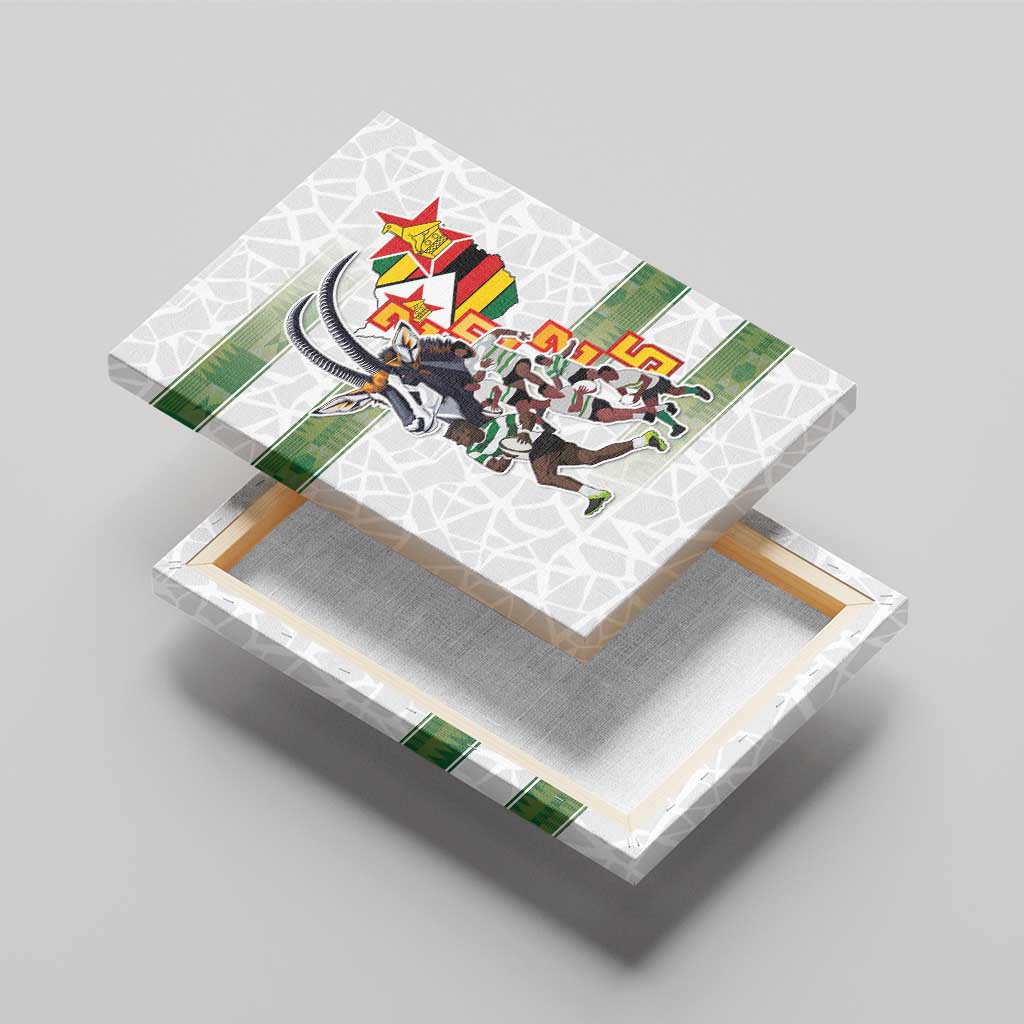 Zimbabwe Rugby The Champions 2025 Canvas Wall Art Warriors Sable Antelope - Wonder Print Shop