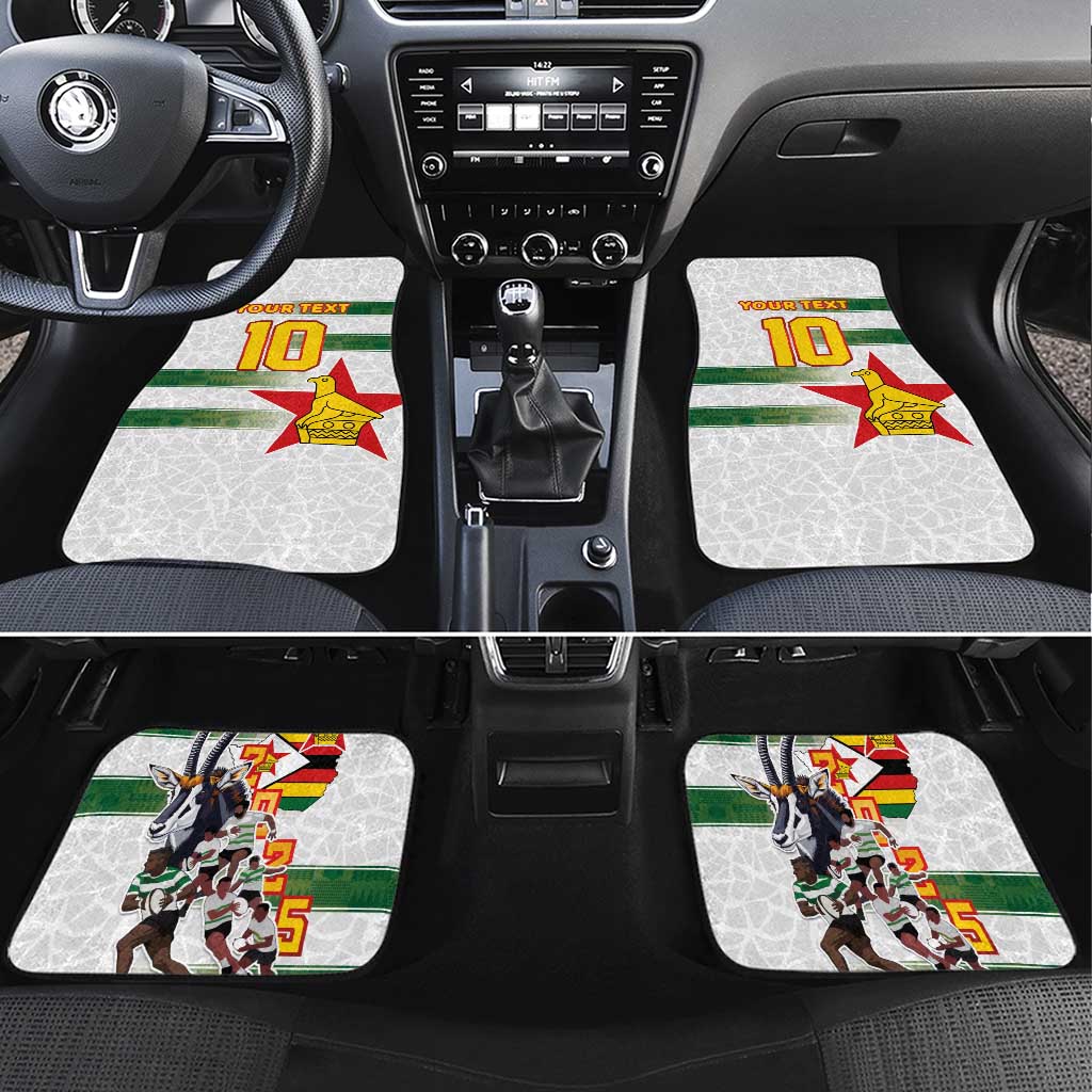 Zimbabwe Rugby The Champions 2025 Car Mats Warriors Sable Antelope - Wonder Print Shop