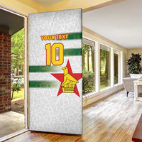 Zimbabwe Rugby The Champions 2025 Door Cover Warriors Sable Antelope - Wonder Print Shop