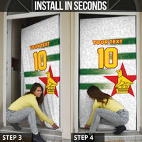 Zimbabwe Rugby The Champions 2025 Door Cover Warriors Sable Antelope - Wonder Print Shop