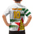 Custom Zimbabwe Rugby The Champions 2025 Family Matching Off The Shoulder Long Sleeve Dress and Hawaiian Shirt Warriors Sable Antelope - Wonder Print Shop