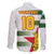 Custom Zimbabwe Rugby The Champions 2025 Family Matching Off The Shoulder Long Sleeve Dress and Hawaiian Shirt Warriors Sable Antelope - Wonder Print Shop