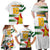 Custom Zimbabwe Rugby The Champions 2025 Family Matching Off Shoulder Maxi Dress and Hawaiian Shirt Warriors Sable Antelope - Wonder Print Shop