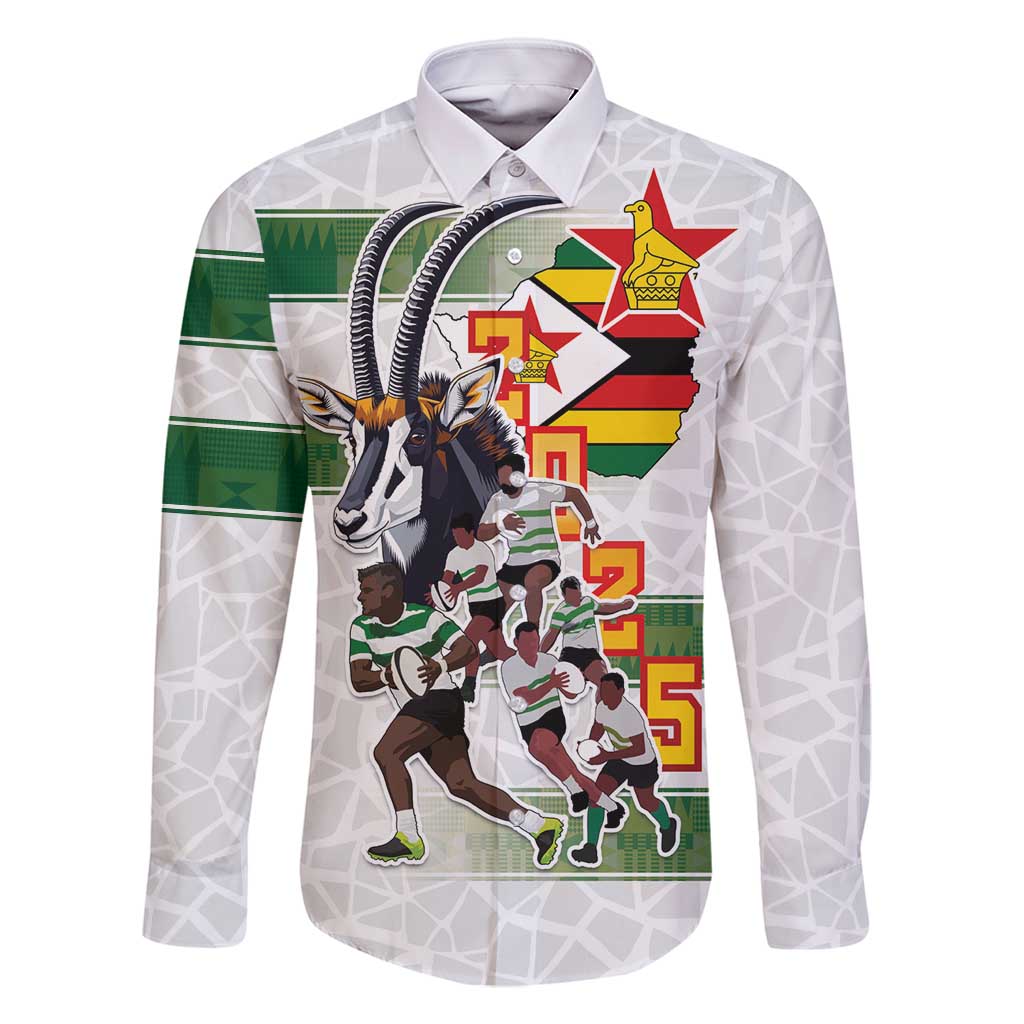 Custom Zimbabwe Rugby The Champions 2025 Family Matching Off Shoulder Maxi Dress and Hawaiian Shirt Warriors Sable Antelope - Wonder Print Shop