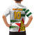 Custom Zimbabwe Rugby The Champions 2025 Family Matching Off Shoulder Short Dress and Hawaiian Shirt Warriors Sable Antelope - Wonder Print Shop