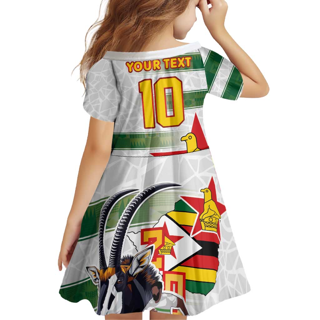 Custom Zimbabwe Rugby The Champions 2025 Family Matching Off Shoulder Short Dress and Hawaiian Shirt Warriors Sable Antelope - Wonder Print Shop