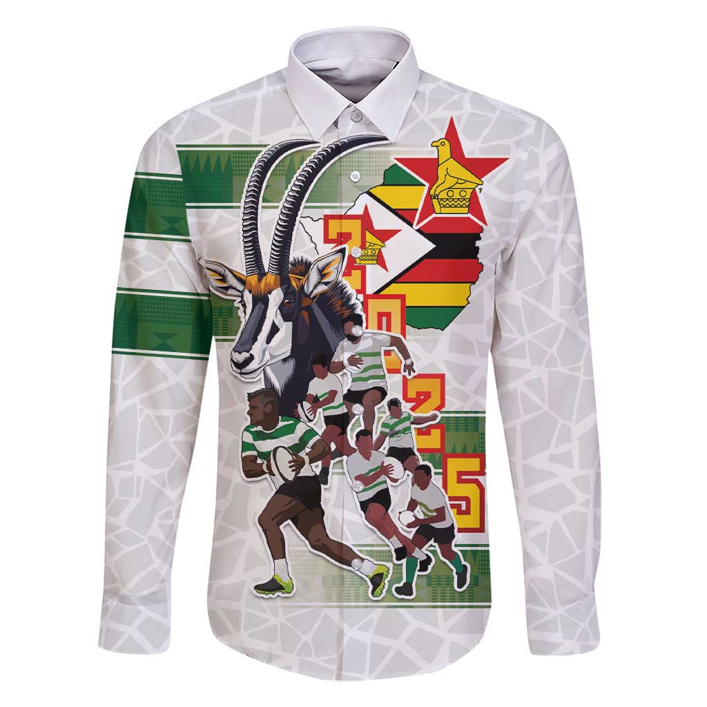 Custom Zimbabwe Rugby The Champions 2025 Family Matching Short Sleeve Bodycon Dress and Hawaiian Shirt Warriors Sable Antelope - Wonder Print Shop