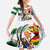 Custom Zimbabwe Rugby The Champions 2025 Family Matching Tank Maxi Dress and Hawaiian Shirt Warriors Sable Antelope - Wonder Print Shop