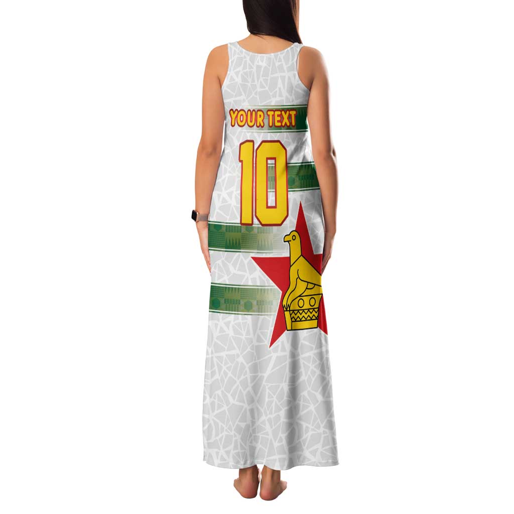Custom Zimbabwe Rugby The Champions 2025 Family Matching Tank Maxi Dress and Hawaiian Shirt Warriors Sable Antelope - Wonder Print Shop