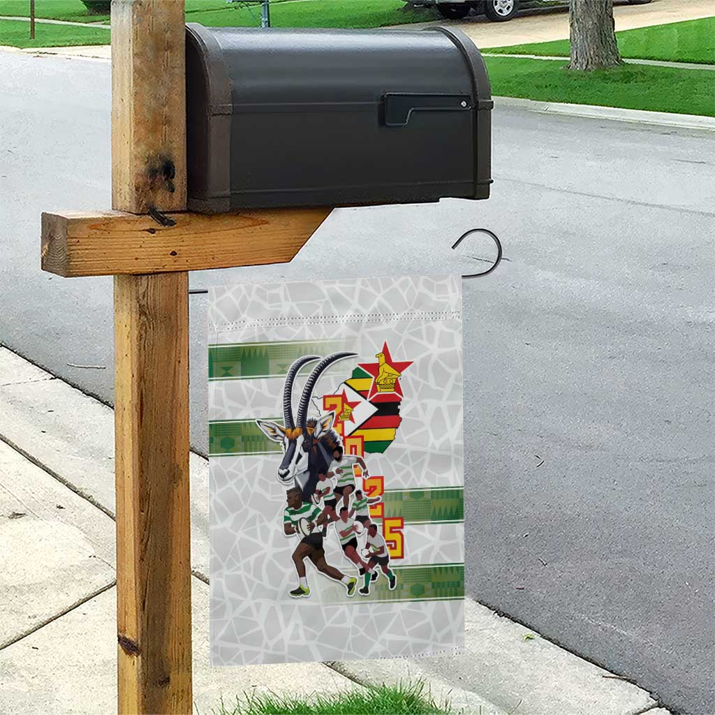 Zimbabwe Rugby The Champions 2025 Garden Flag Warriors Sable Antelope - Wonder Print Shop