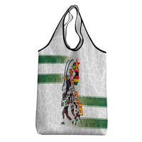 Zimbabwe Rugby The Champions 2025 Grocery Bag Warriors Sable Antelope - Wonder Print Shop