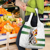 Zimbabwe Rugby The Champions 2025 Grocery Bag Warriors Sable Antelope - Wonder Print Shop