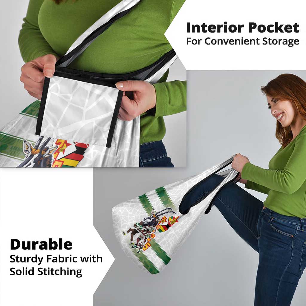 Zimbabwe Rugby The Champions 2025 Grocery Bag Warriors Sable Antelope - Wonder Print Shop