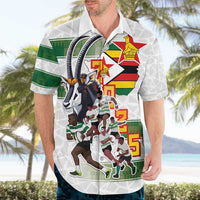 Custom Zimbabwe Rugby The Champions 2025 Hawaiian Shirt Warriors Sable Antelope - Wonder Print Shop