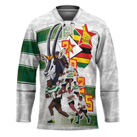 Custom Zimbabwe Rugby The Champions 2025 Hockey Jersey Warriors Sable Antelope - Wonder Print Shop