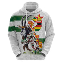 Custom Zimbabwe Rugby The Champions 2025 Hoodie Warriors Sable Antelope - Wonder Print Shop