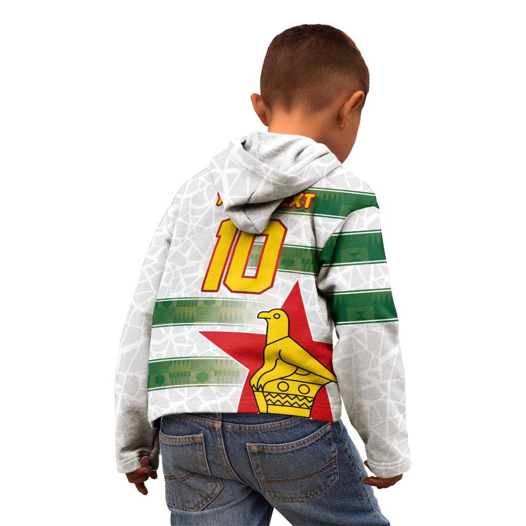 Custom Zimbabwe Rugby The Champions 2025 Kid Hoodie Warriors Sable Antelope - Wonder Print Shop