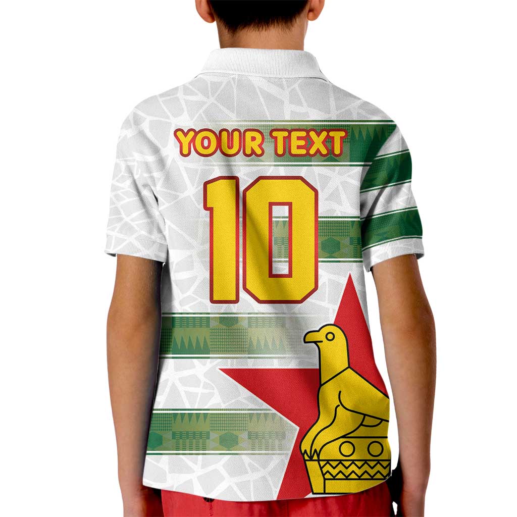 Custom Zimbabwe Rugby The Champions 2025 Kid Polo Shirt Warriors Sable Antelope - Wonder Print Shop