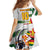 Custom Zimbabwe Rugby The Champions 2025 Kid Short Sleeve Dress Warriors Sable Antelope - Wonder Print Shop