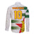 Custom Zimbabwe Rugby The Champions 2025 Long Sleeve Button Shirt Warriors Sable Antelope - Wonder Print Shop