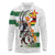 Custom Zimbabwe Rugby The Champions 2025 Long Sleeve Polo Shirt Warriors Sable Antelope - Wonder Print Shop
