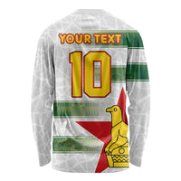 Custom Zimbabwe Rugby The Champions 2025 Long Sleeve Shirt Warriors Sable Antelope - Wonder Print Shop