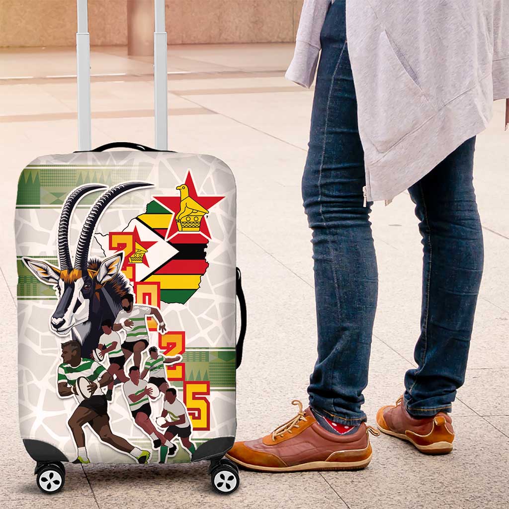 Zimbabwe Rugby The Champions 2025 Luggage Cover Warriors Sable Antelope - Wonder Print Shop