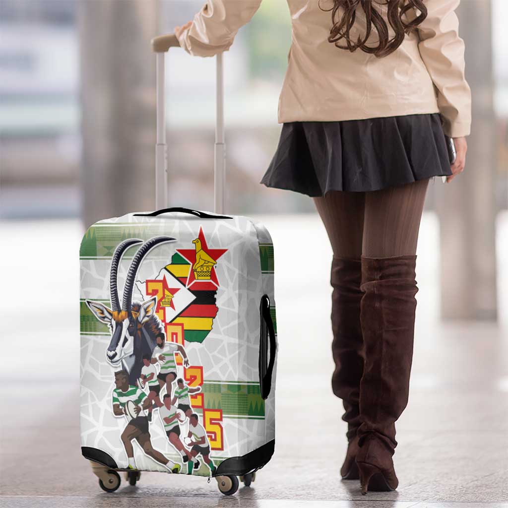 Zimbabwe Rugby The Champions 2025 Luggage Cover Warriors Sable Antelope - Wonder Print Shop