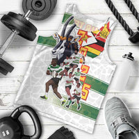 Custom Zimbabwe Rugby The Champions 2025 Men Tank Top Warriors Sable Antelope - Wonder Print Shop