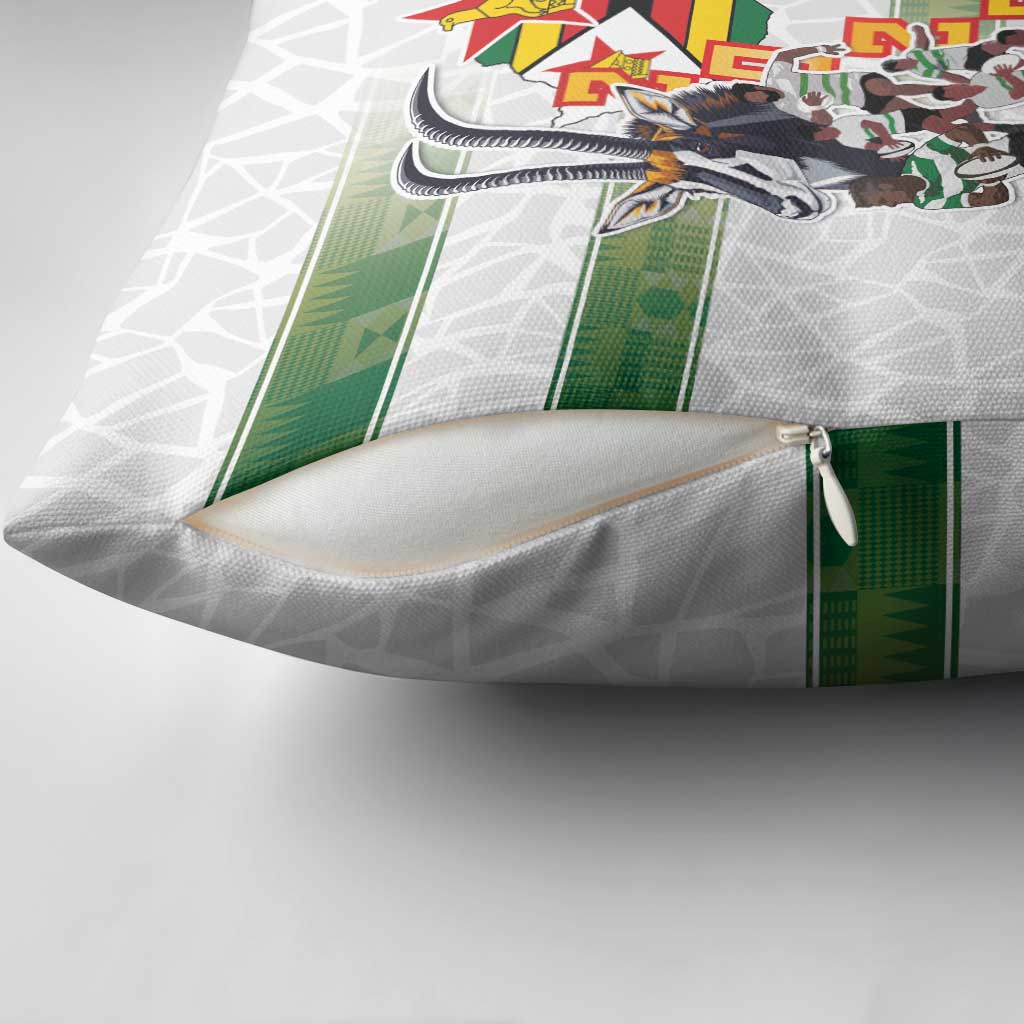 Zimbabwe Rugby The Champions 2025 Pillow Cover Warriors Sable Antelope - Wonder Print Shop