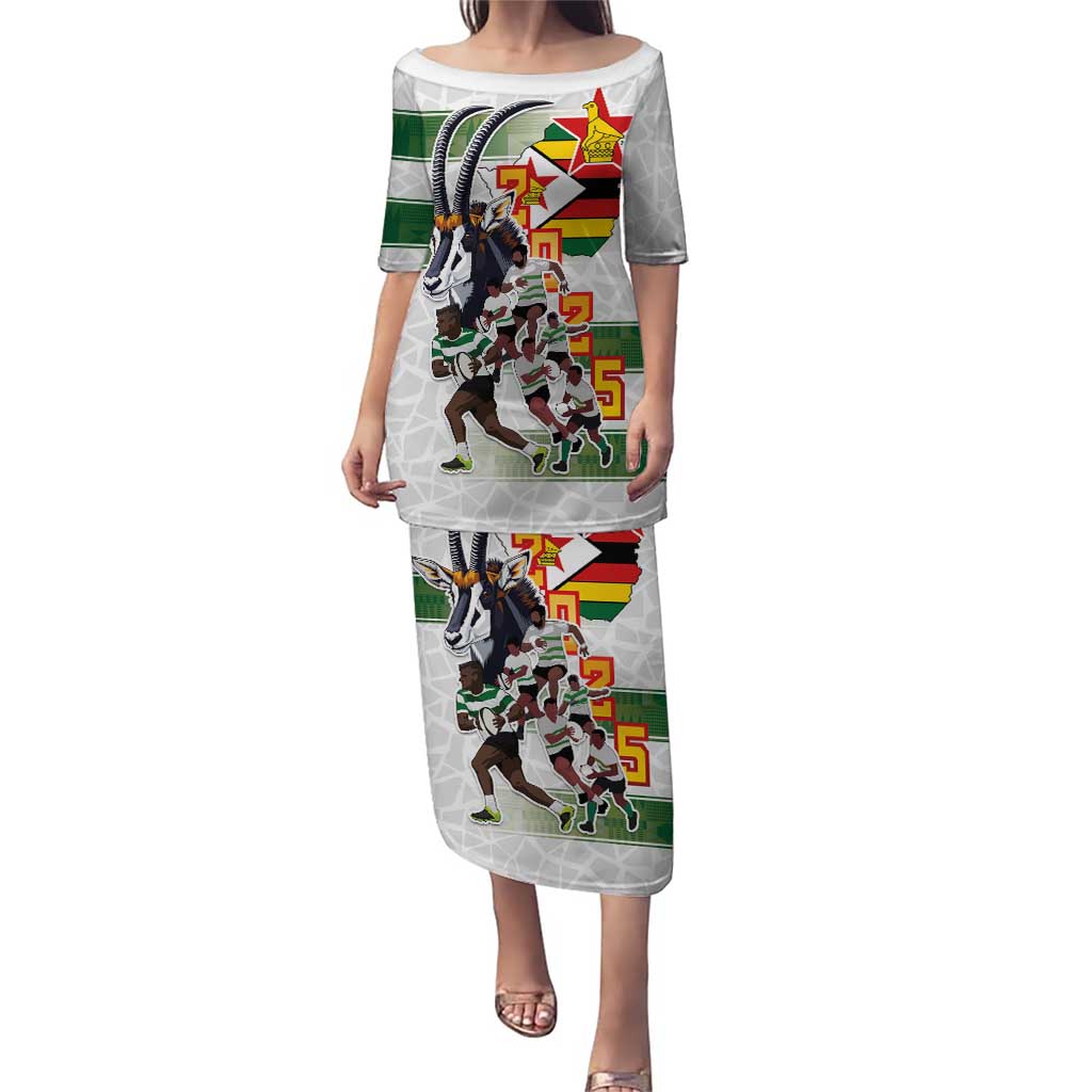 Custom Zimbabwe Rugby The Champions 2025 Puletasi Warriors Sable Antelope - Wonder Print Shop