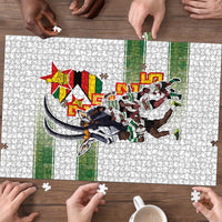 Zimbabwe Rugby The Champions 2025 Puzzle Warriors Sable Antelope - Wonder Print Shop