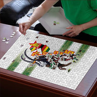 Zimbabwe Rugby The Champions 2025 Puzzle Warriors Sable Antelope - Wonder Print Shop