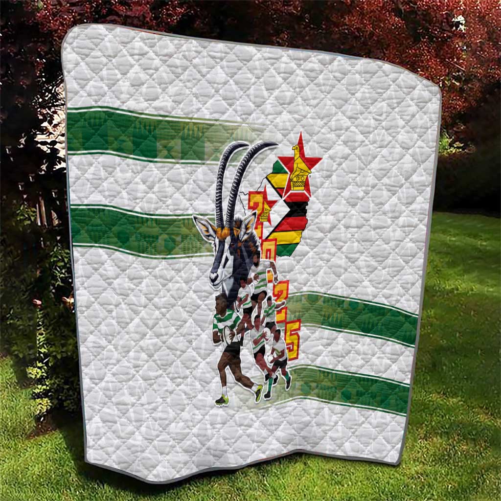 Zimbabwe Rugby The Champions 2025 Quilt Warriors Sable Antelope - Wonder Print Shop