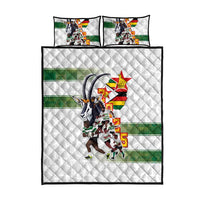 Zimbabwe Rugby The Champions 2025 Quilt Bed Set Warriors Sable Antelope - Wonder Print Shop