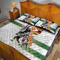 Zimbabwe Rugby The Champions 2025 Quilt Bed Set Warriors Sable Antelope - Wonder Print Shop
